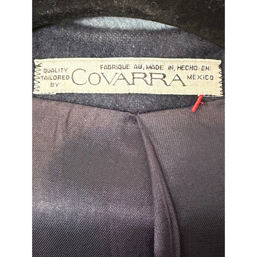 Emanuel Ungaro Cashmere Wool Blazer 48 Navy Blue Old Money Timeless Corp Luxury